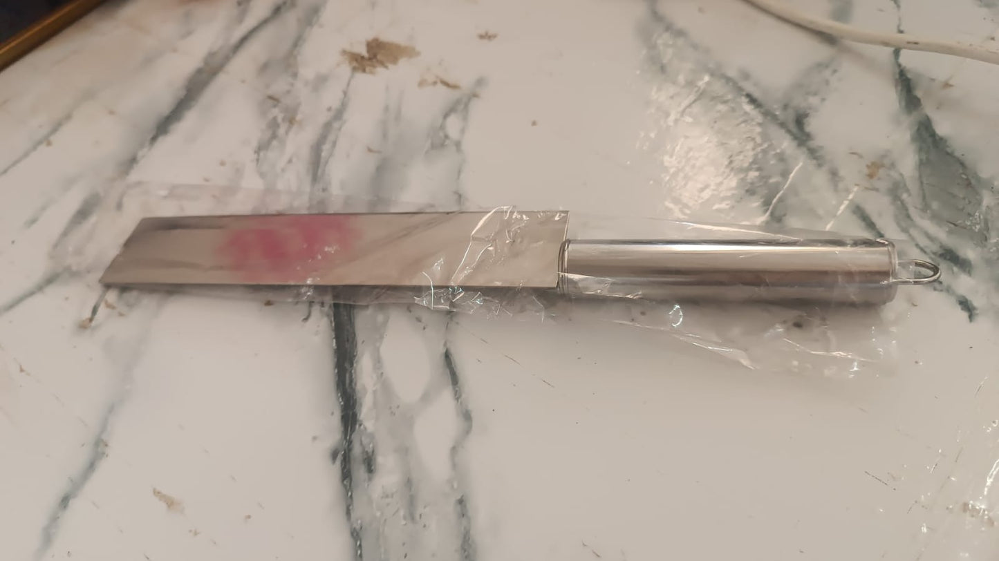 Stainless Steel Vegetable Cleaver Knife - alternative angle
