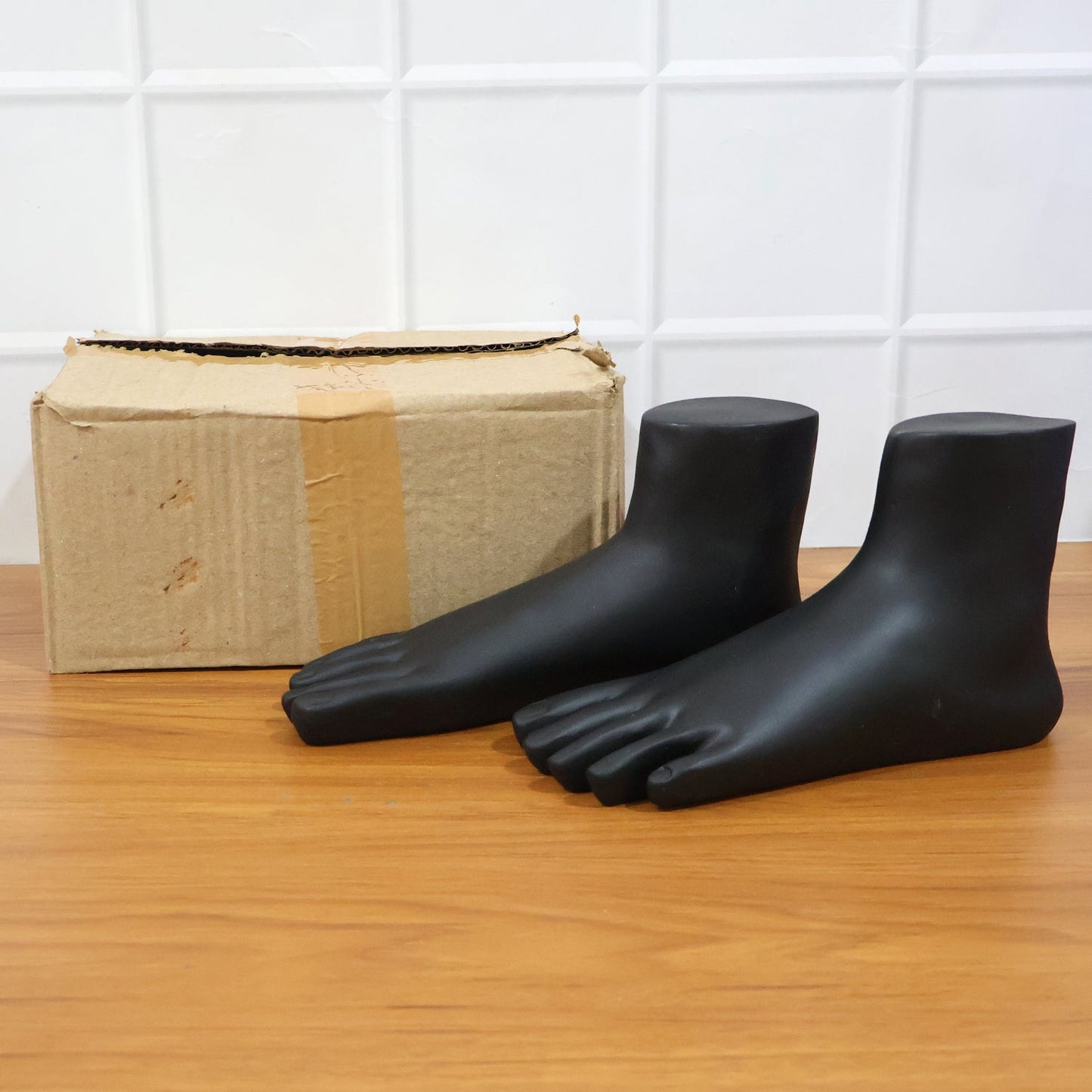 Black foot mannequin display stand top view India