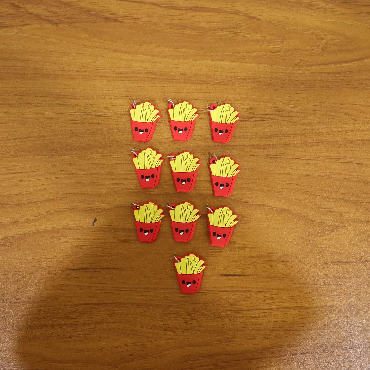 cute snack keychain charm
