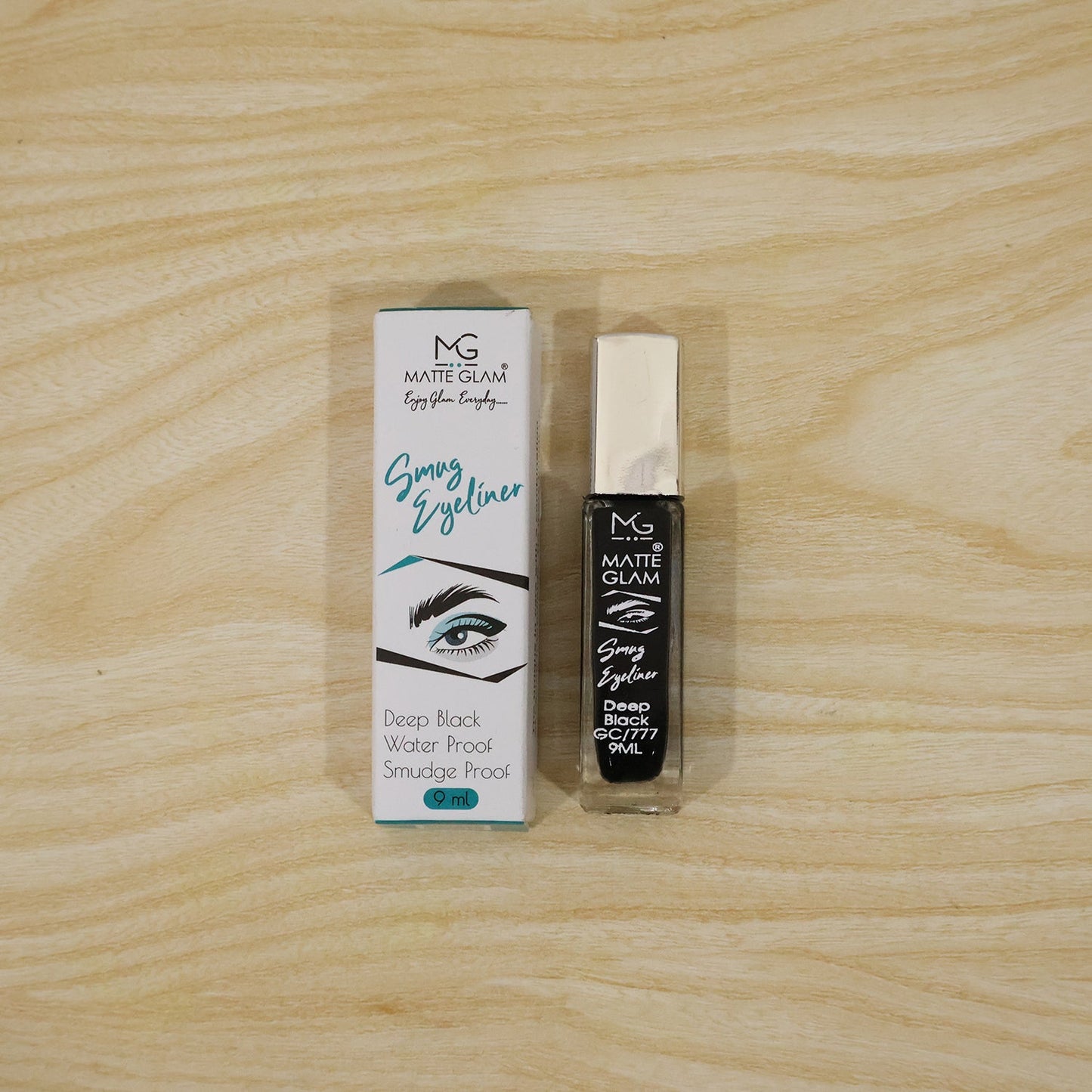 Matte Glam Smudge Proof Deep Black Eyeliner (1 Pc, 9 ML)