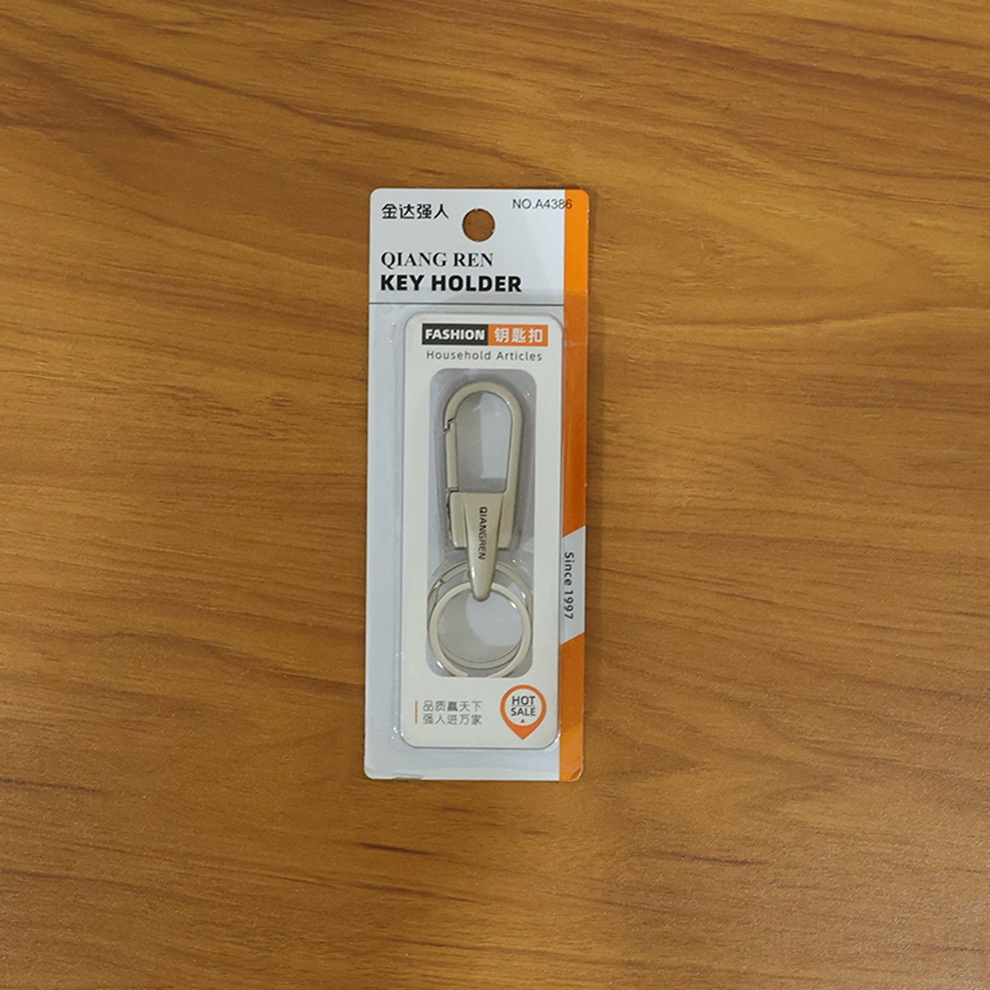 Heavy Duty Metal Key Holder Carabiner Clip Keychain (1 Pc)