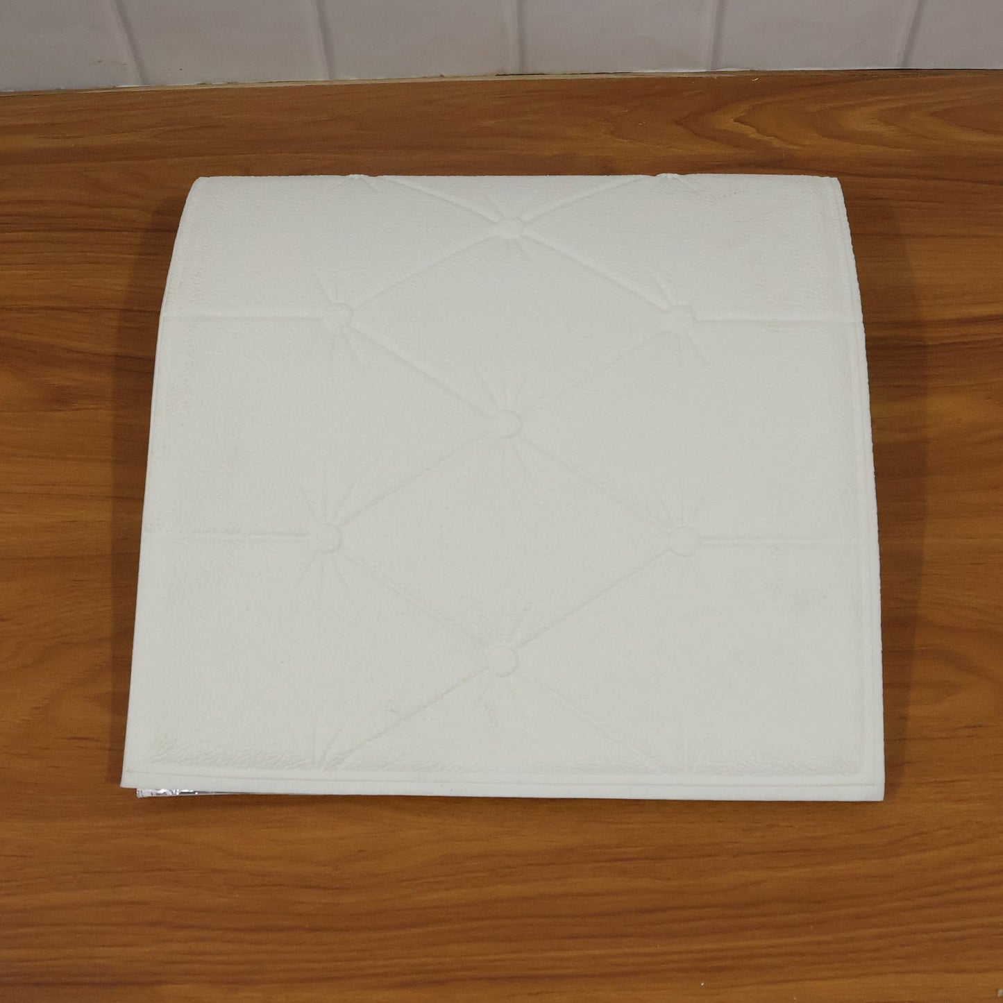 DIY self adhesive wall decor white
