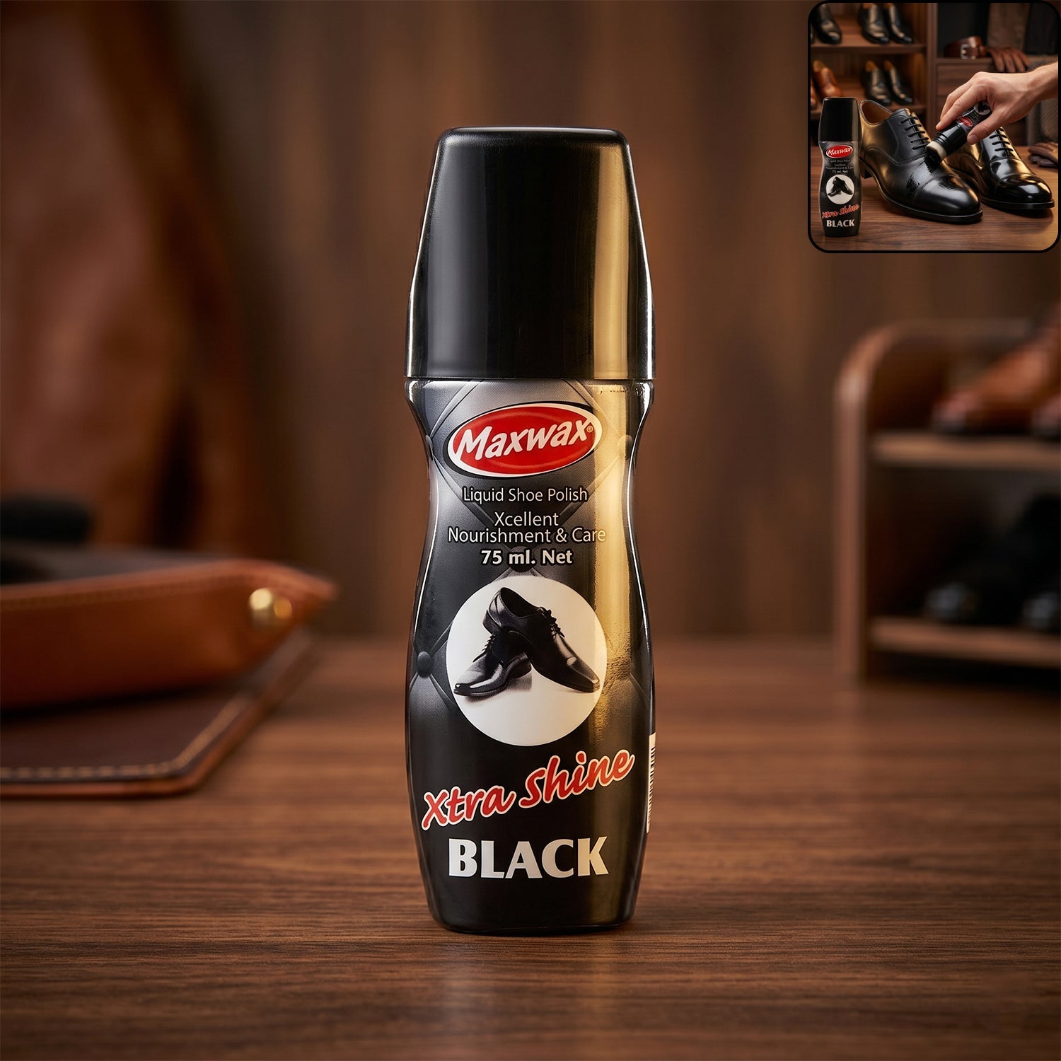 Black Liquid Shoe Polish