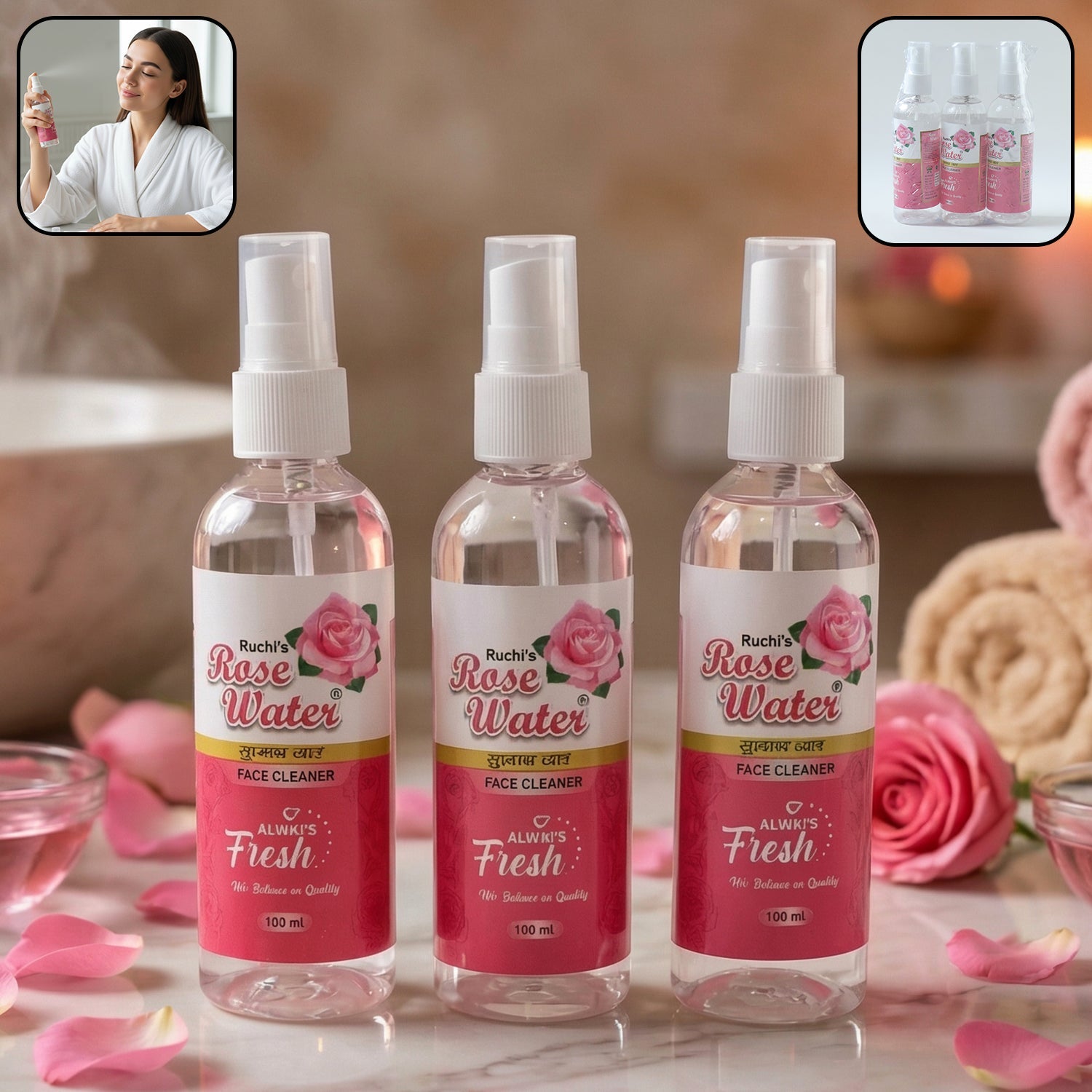 Rose Water Face