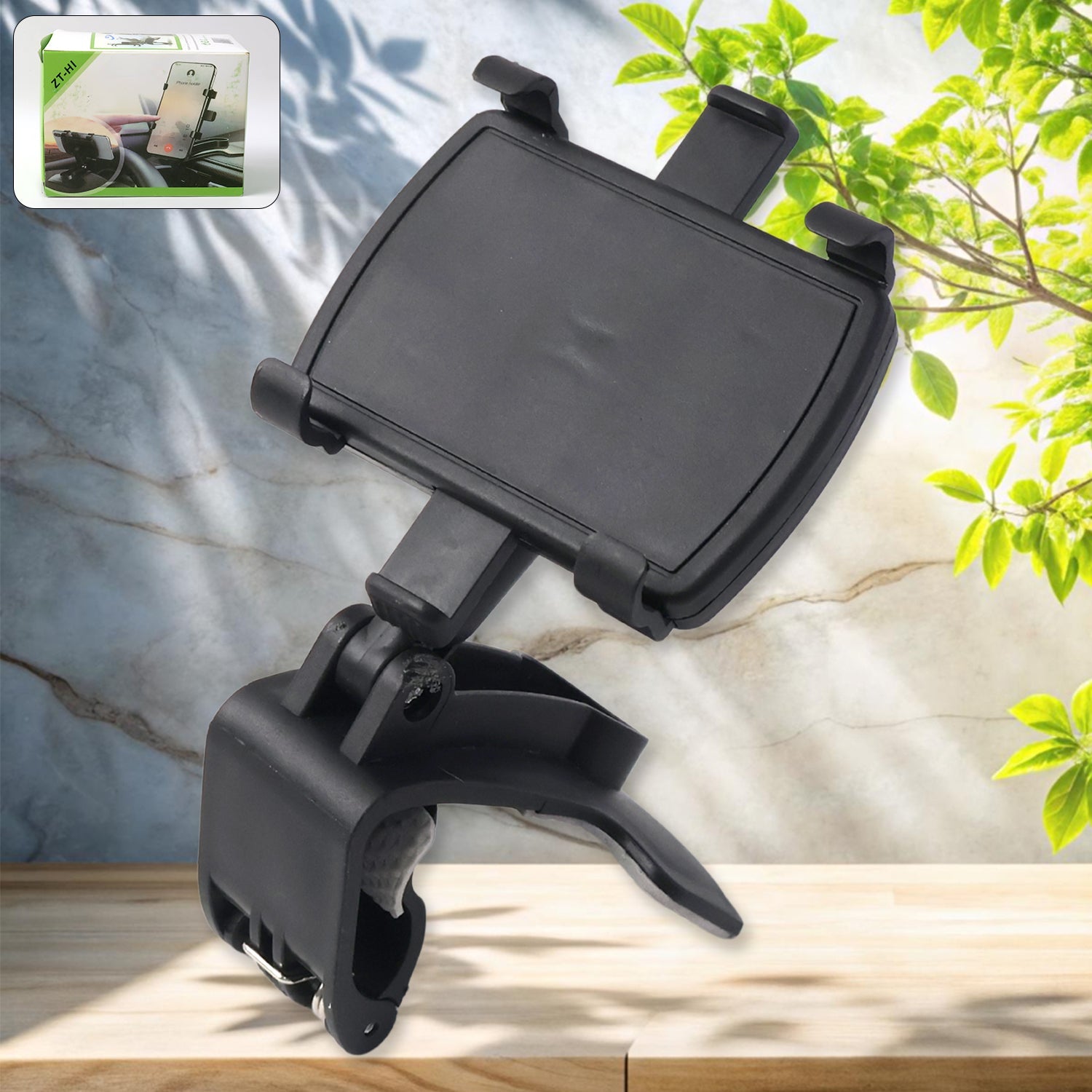 360-degree rotating car phone holder mount