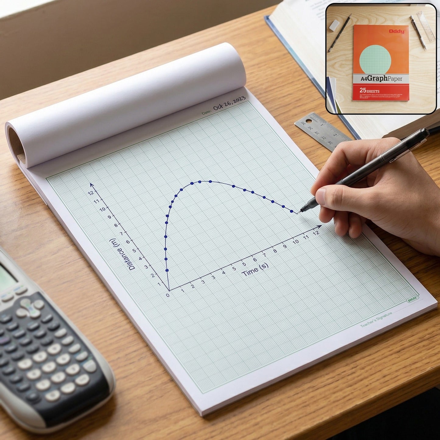 Oddy A4 Graph Paper Main