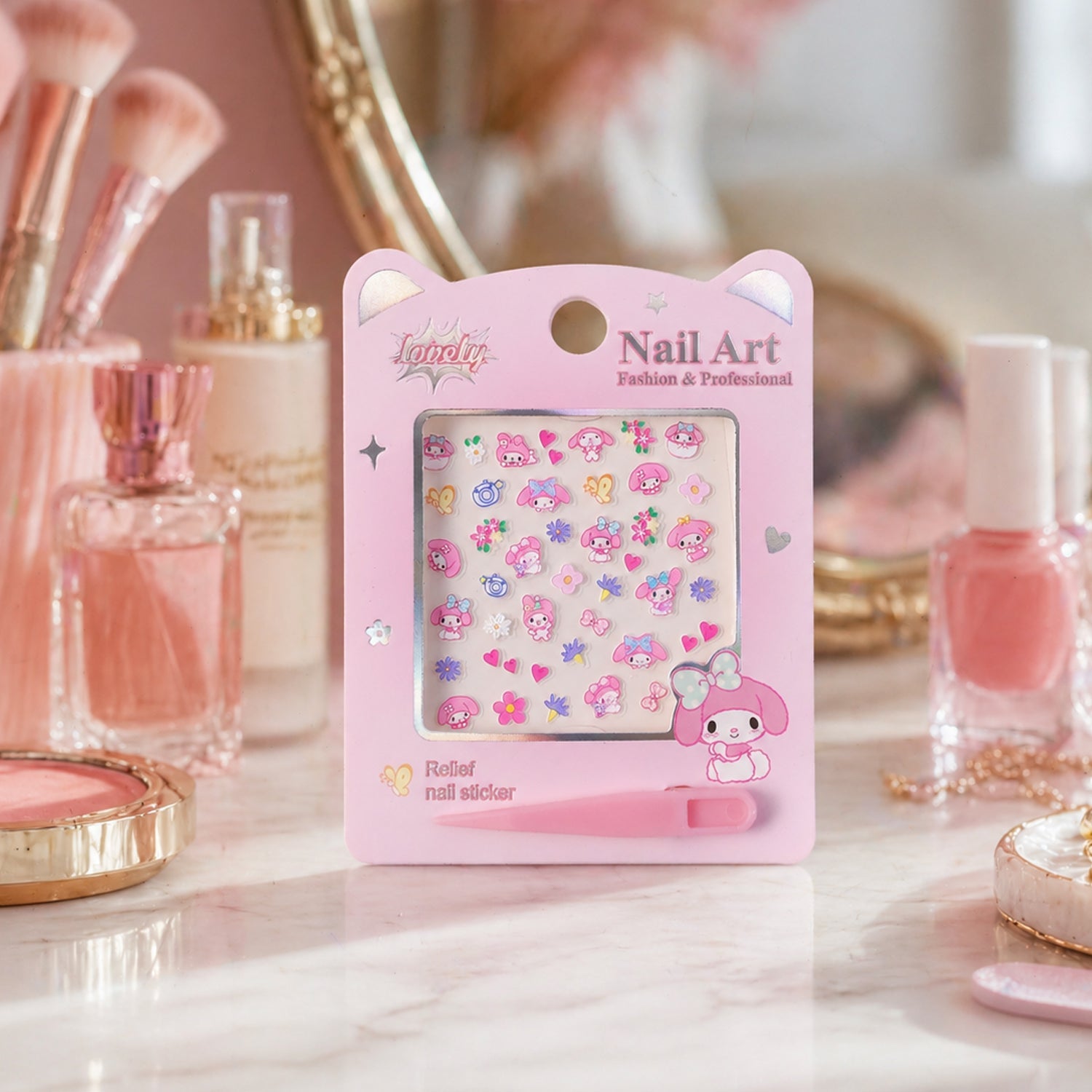 colorful nail stickers for girls