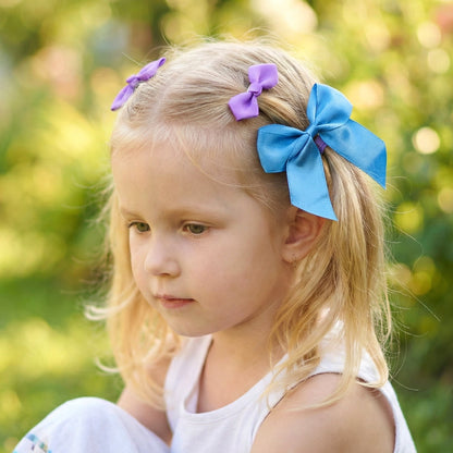 Ribbon Bow Hair Clips