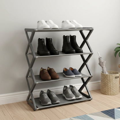 foldable shoe rack shelf for entryway