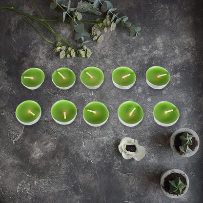 8–9 Hour Unscented Smokeless Candles for Festivals, Parties & Dinners (10 Pc)