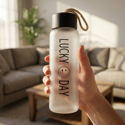 350ml glass drinking bottle