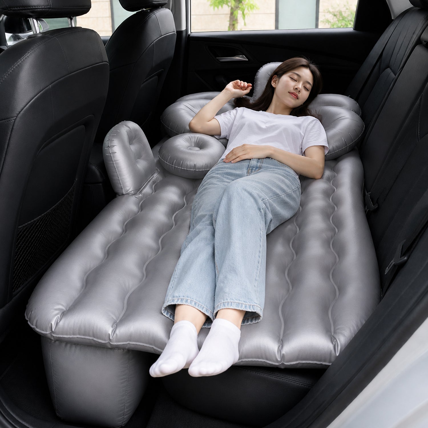 inflatable backseat mattress set
