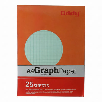Oddy A4 Graph Paper Product Shot 1