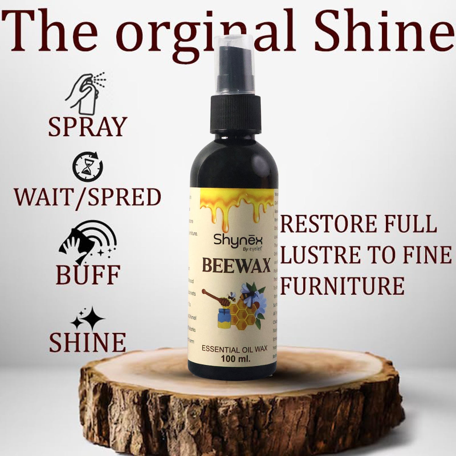 Wood polish spray 