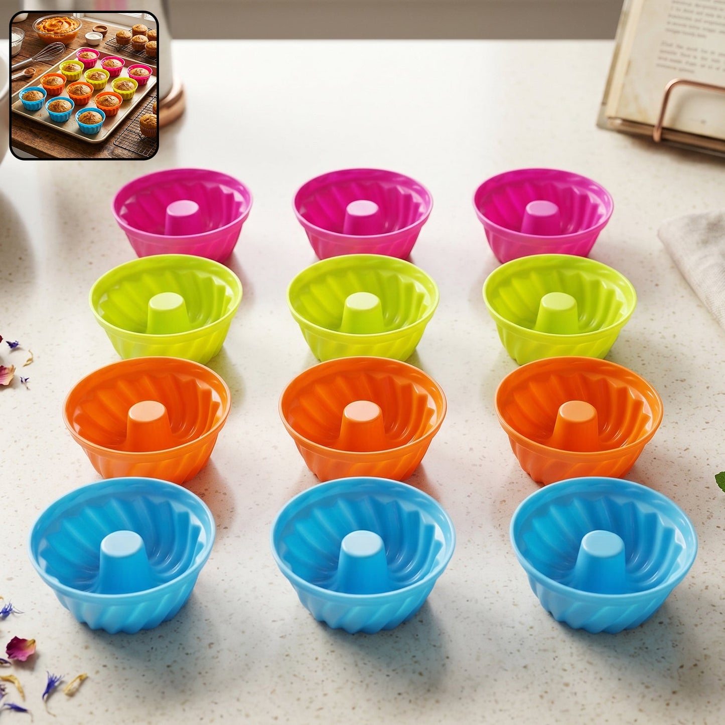 Silicone Cupcake Mould Product Layout