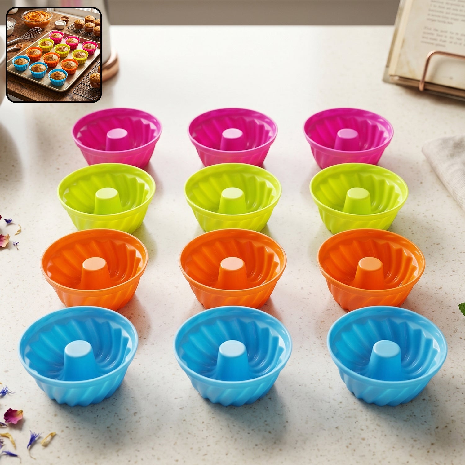 Silicone Cupcake Mould Product Layout