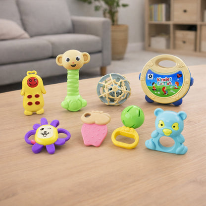 AT37 Rattles Baby Toy and game for kids for playing and enjoying purposes.
