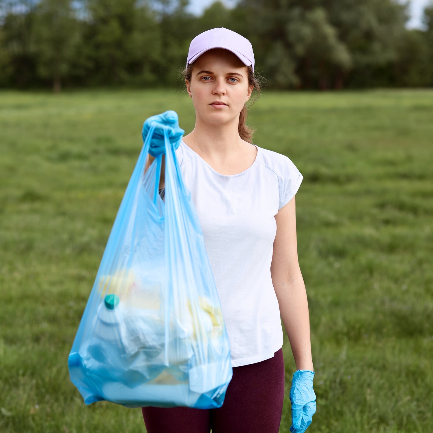 durable garbage bags roll set