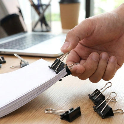 stationery binder clips set for school and office