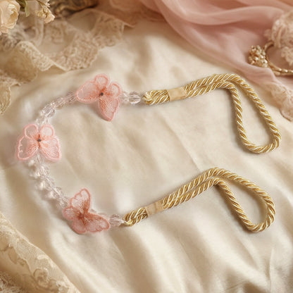 Stylish window curtain tieback