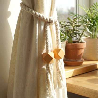 Reusable magnetic curtain accessory