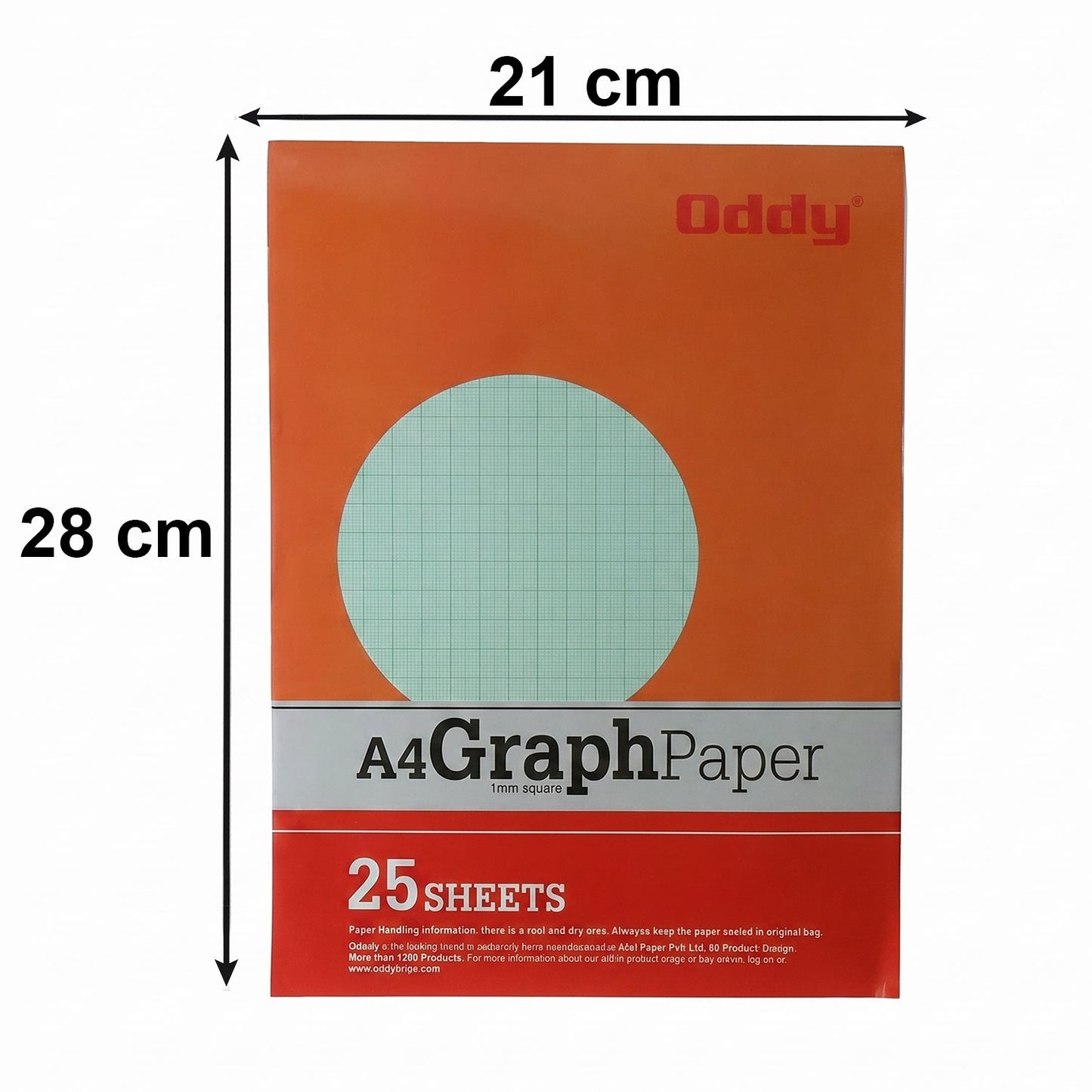Oddy A4 Graph Paper Size Dimensions