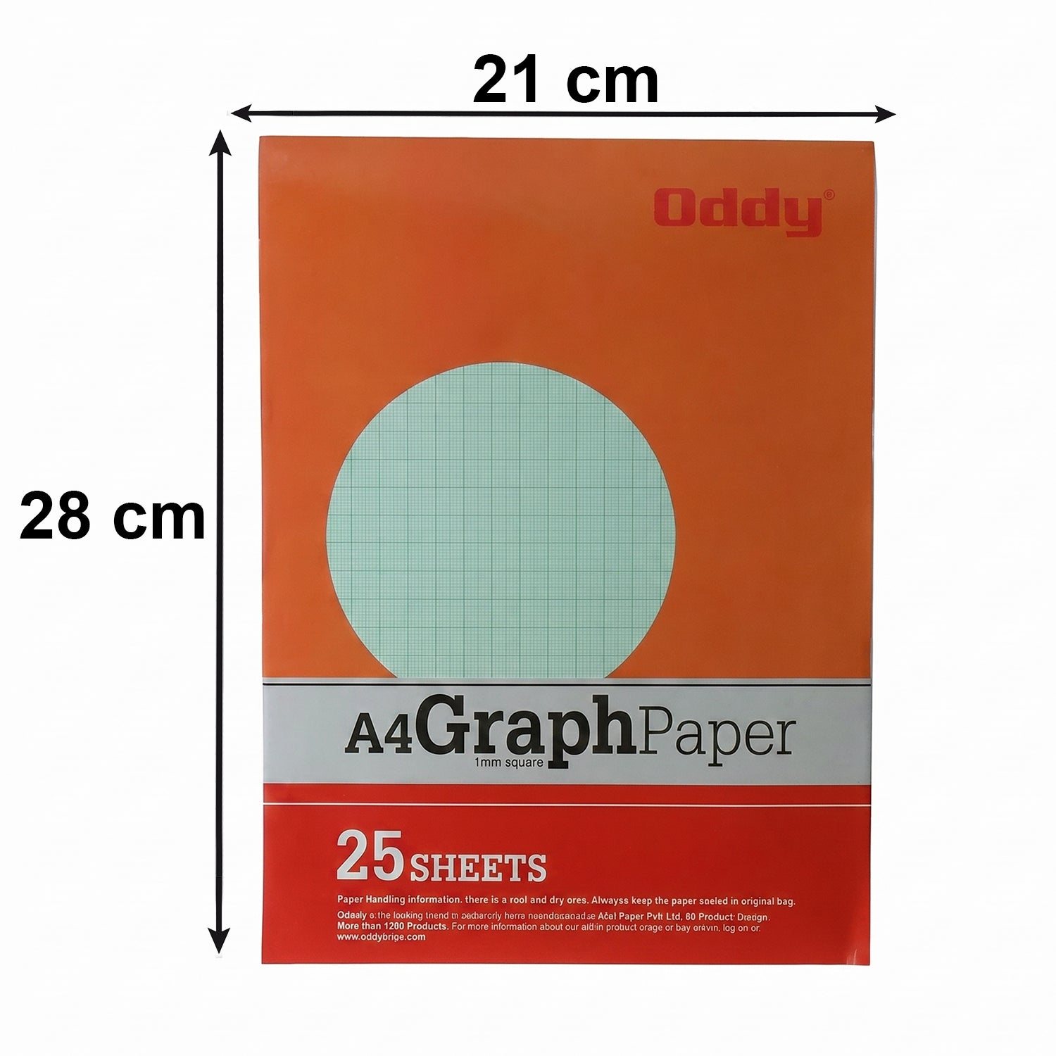 Oddy A4 Graph Paper Size Dimensions