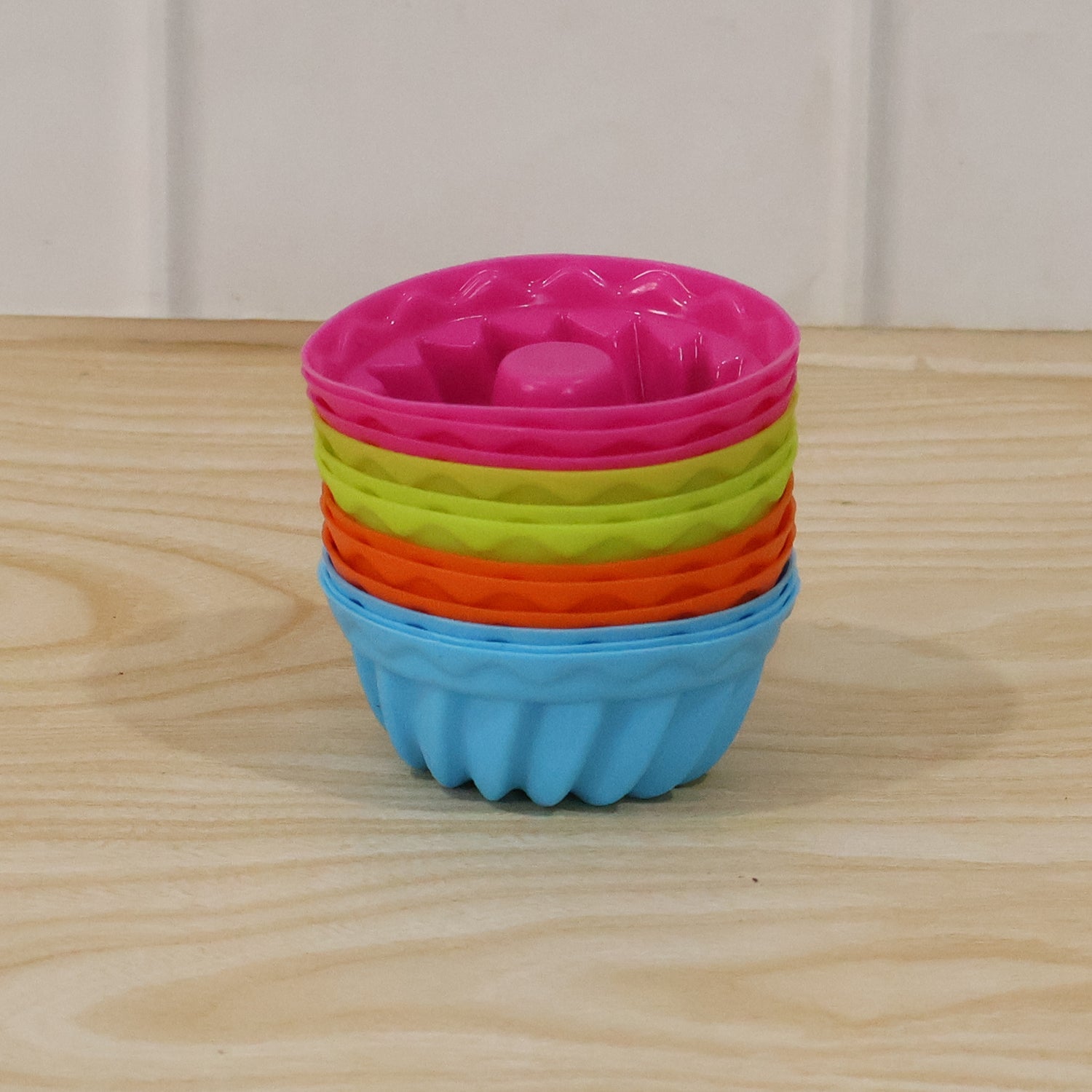 Silicone Cupcake Mould Stacked View
