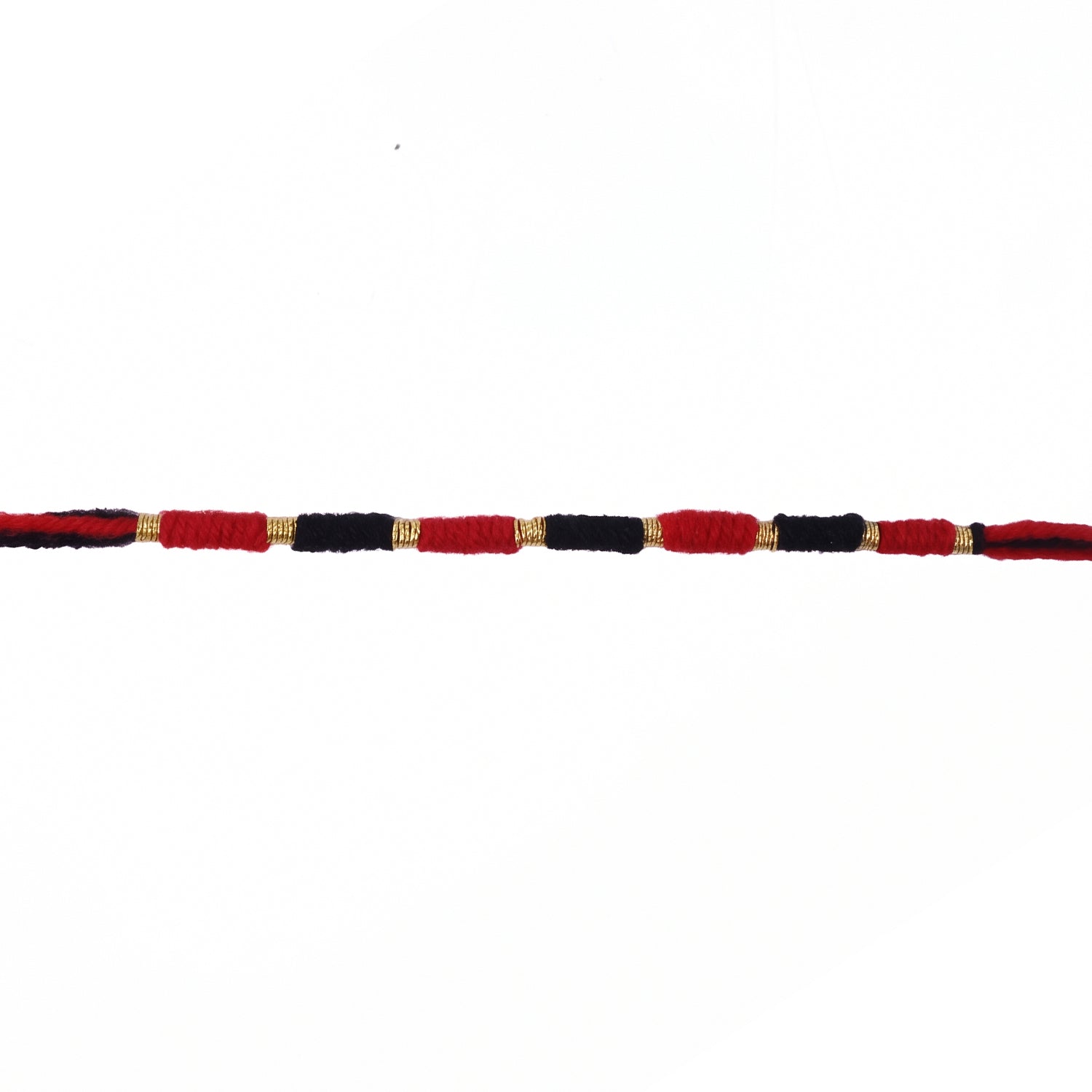 Cotton Thread Rakhi Red & Black
