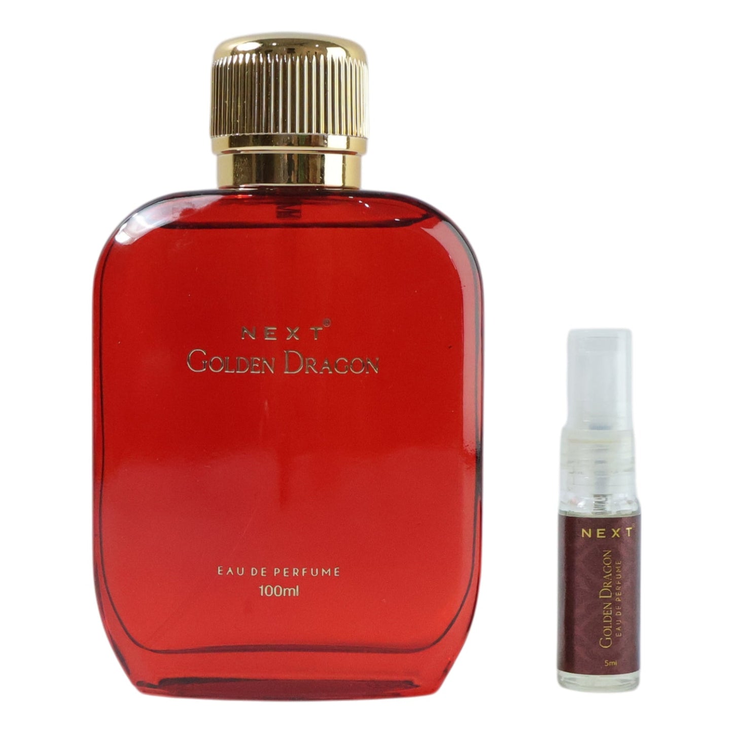premium Golden Dragon scent perfume bottle