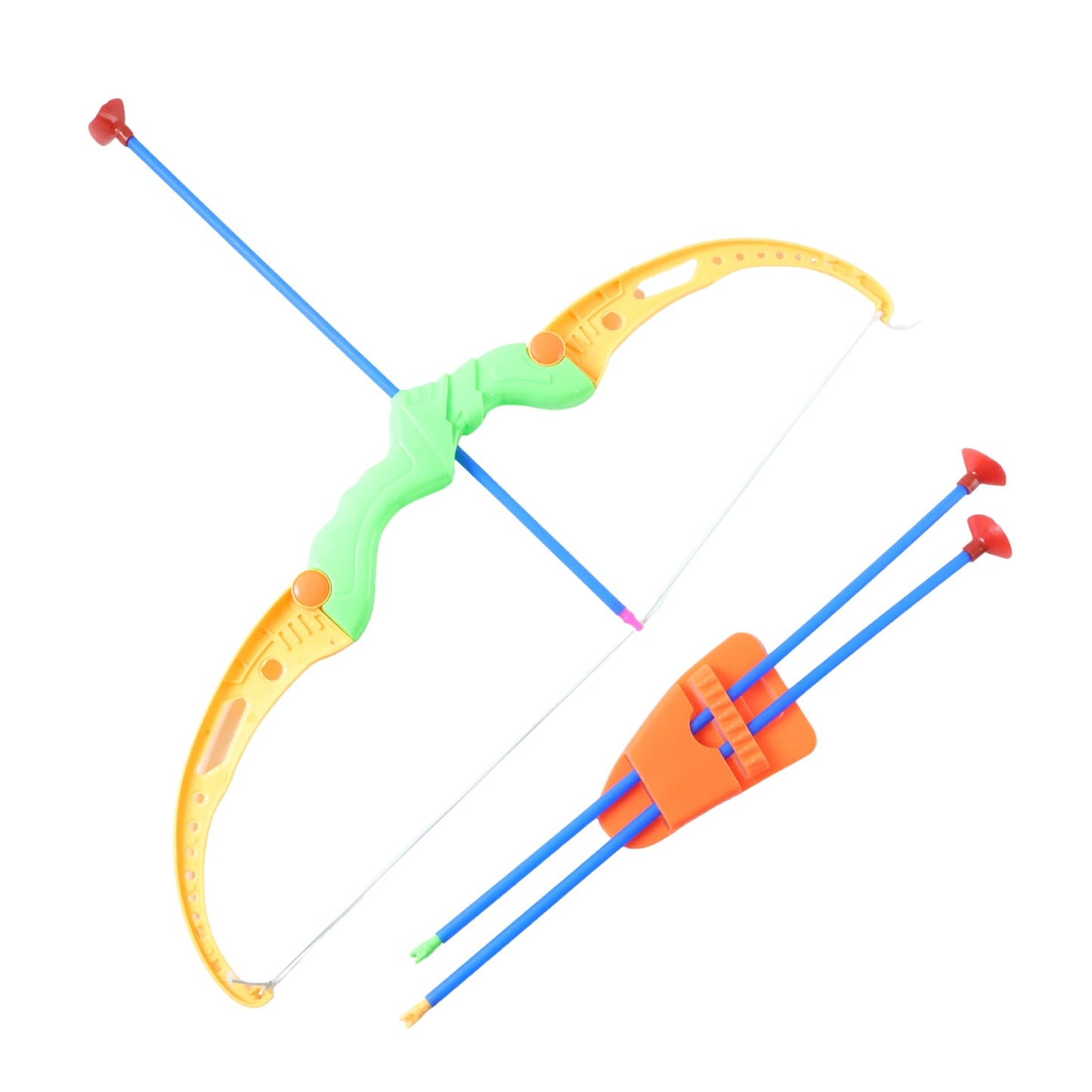 Plastic Archery Bow Arrow Toy Set with single knife and 3pc Arrow and Target Board