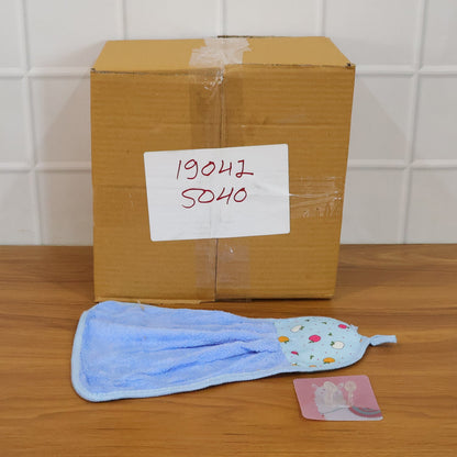 Soft Hanging Hand Towel with Self Adhesive Wall Hook Combo