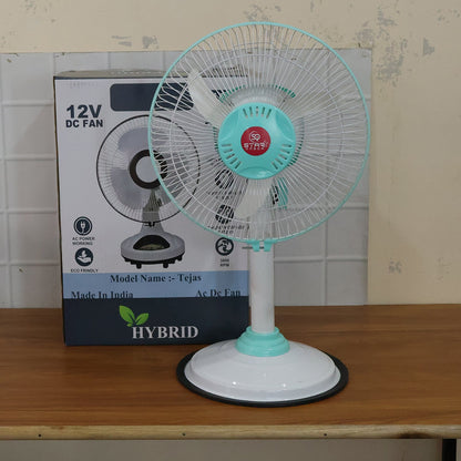 12V DC Hybrid Pedestal Table Fan (Adapter Not Include)