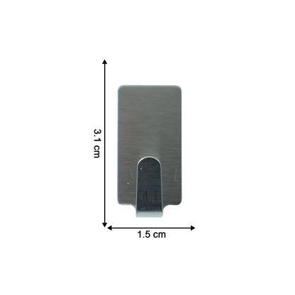 Self Adhesive Wall Hooks Set (6 Pc, Mix Design)