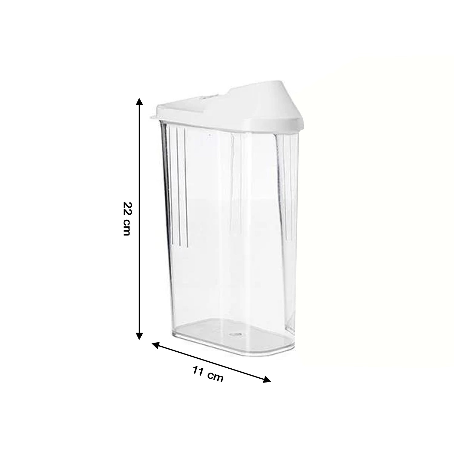 Easy-flow airtight container for cooking ingredients