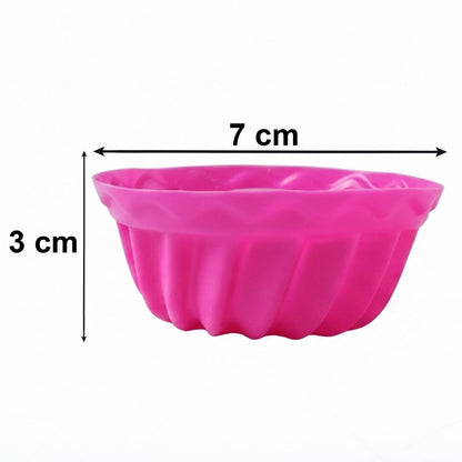 Silicone Cupcake Mould Size Dimensions 7cm x 3cm