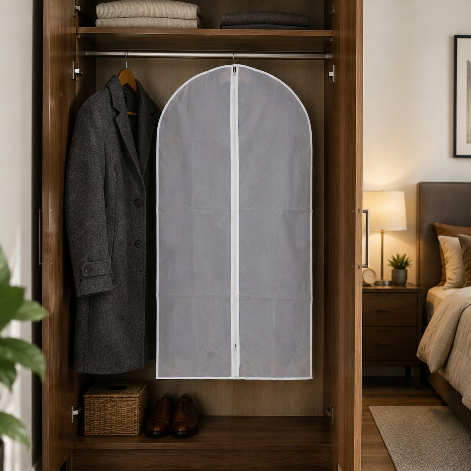 Suit Cover - Lifestyle Wardrobe Use
