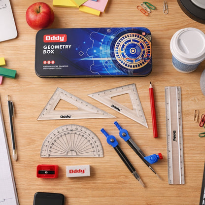 durable geometry box kit for exams students