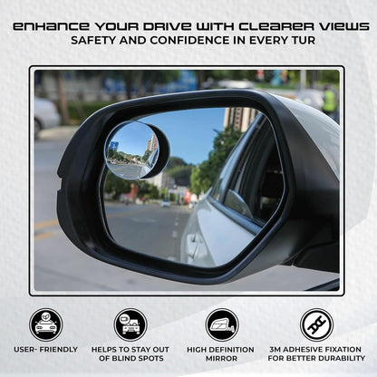 stick on blind spot mirror set