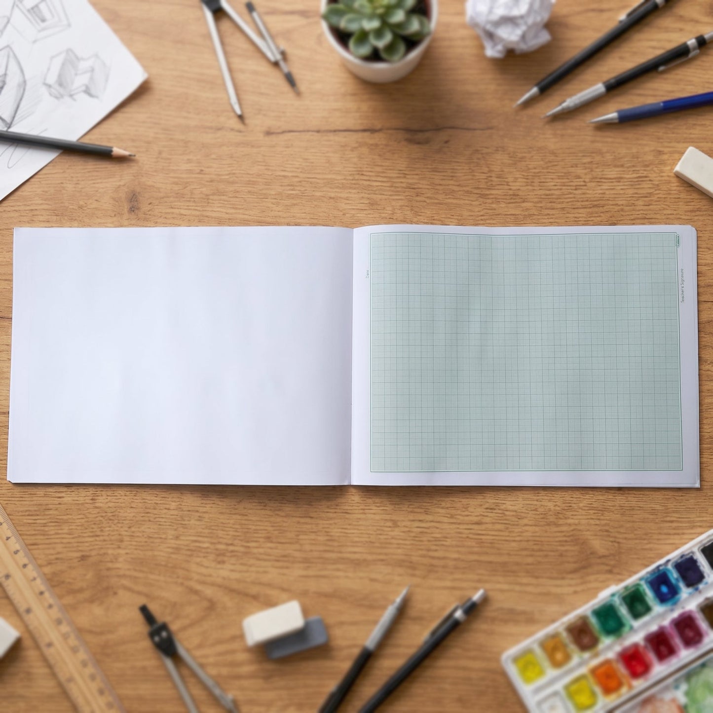 Oddy A4 Graph Paper Lifestyle 5