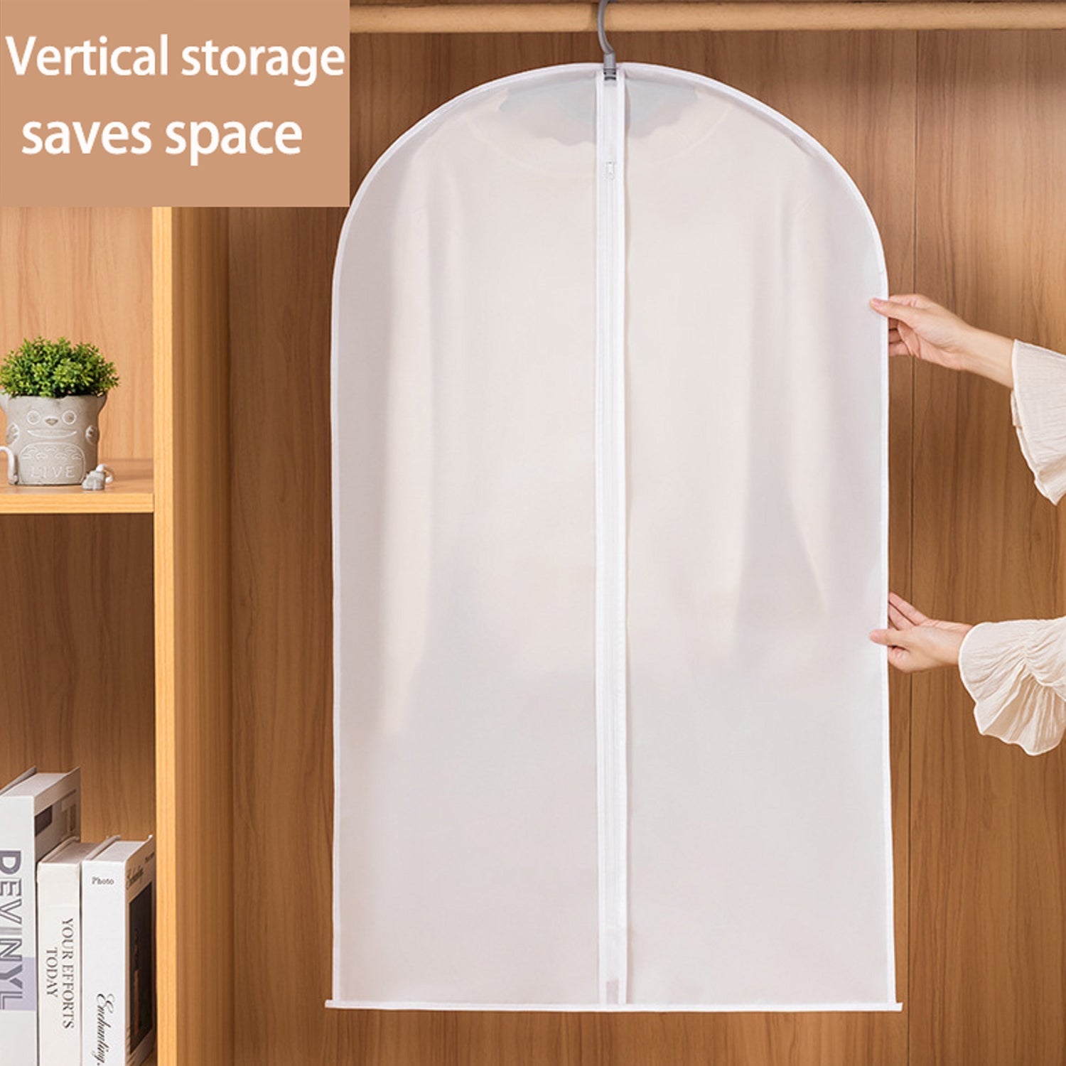 Suit Cover - Vertical Storage Saves Space