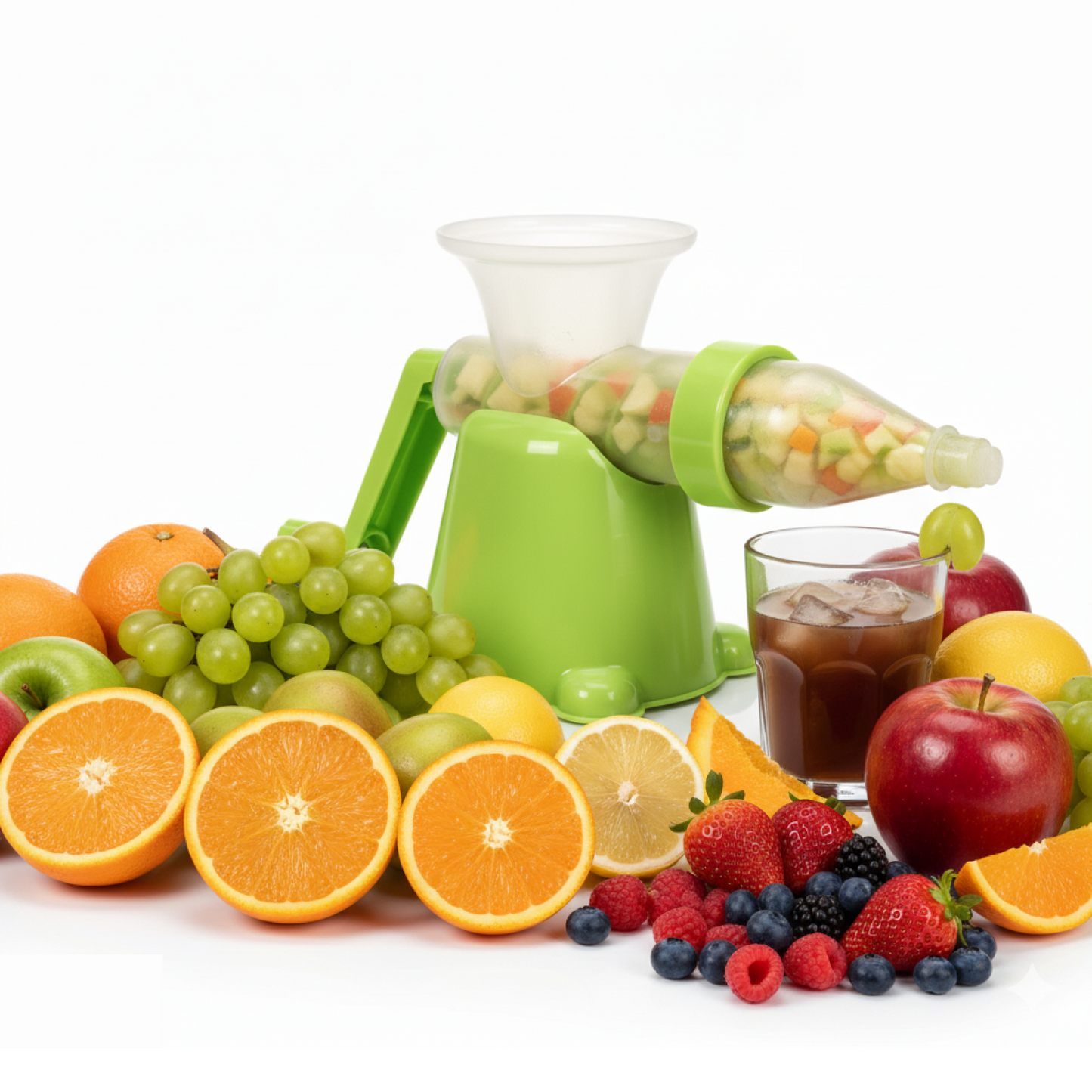 Manual Juicer Modern Plastic Fruit and Vegetable Juicer (1 Pc / Bowl Not Included)