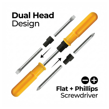 2 in 1 Multipurpose Screwdriver in Single Instrument
