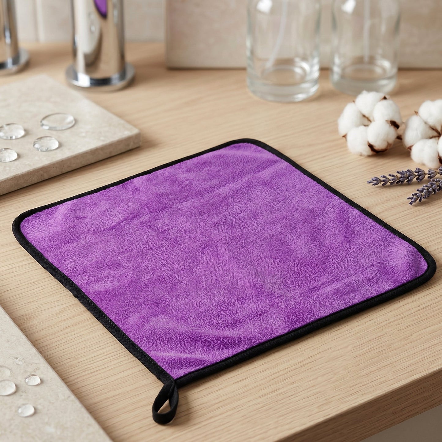 Purple Soft Microfiber Cloth
