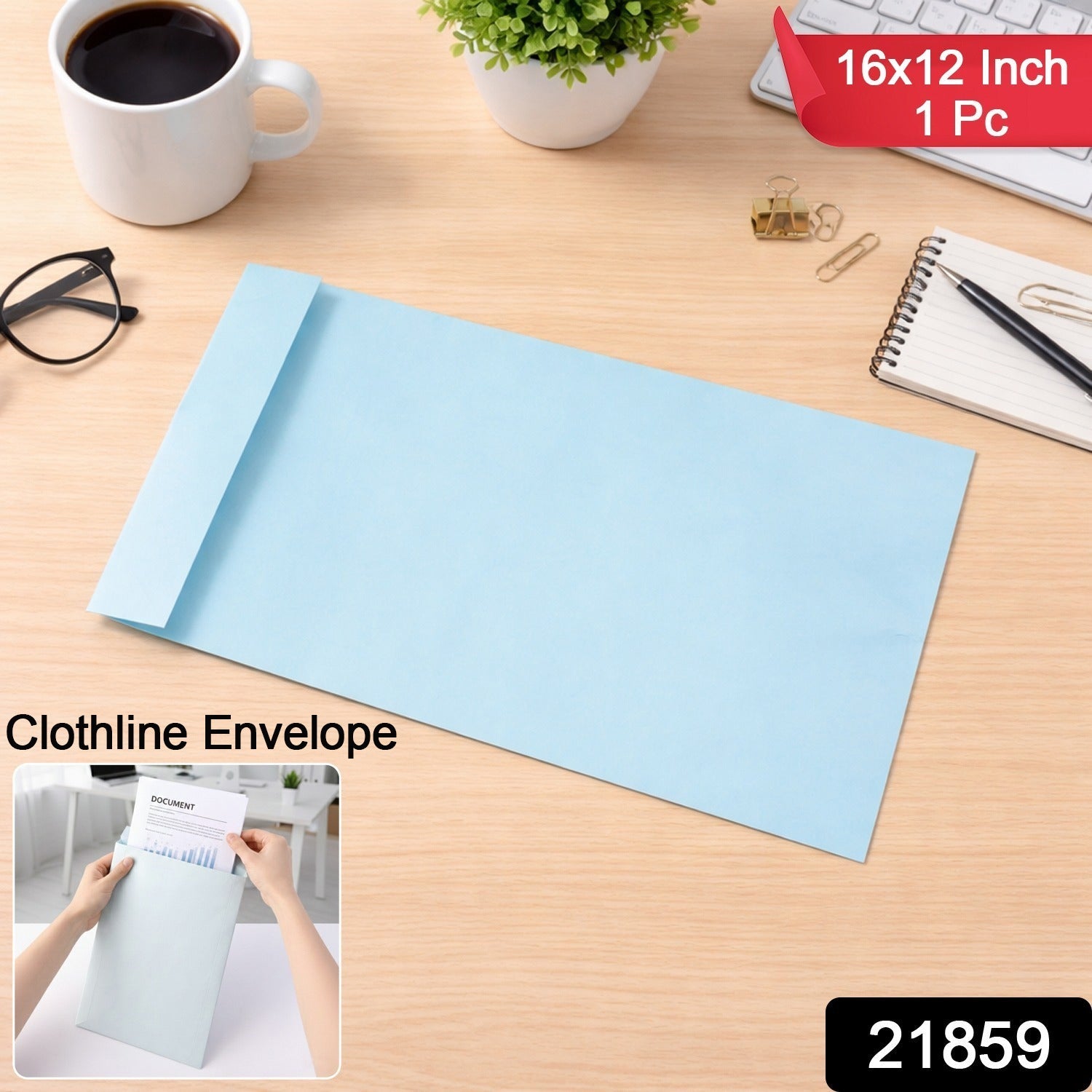 Clothline premium envelope