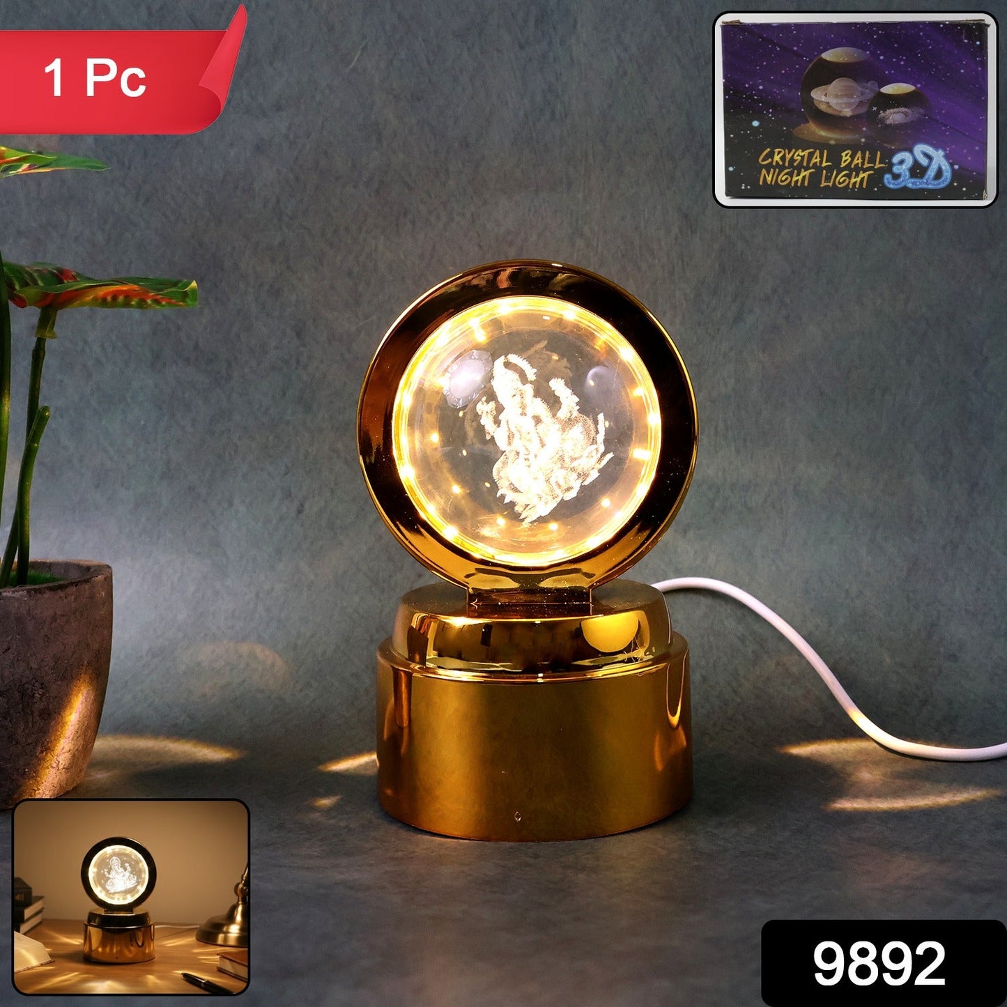 Crystal Sphere Lamp