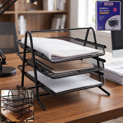 Heavy Duty Metal 3-Tier Multi Rack Stand – Durable Organizer Rack