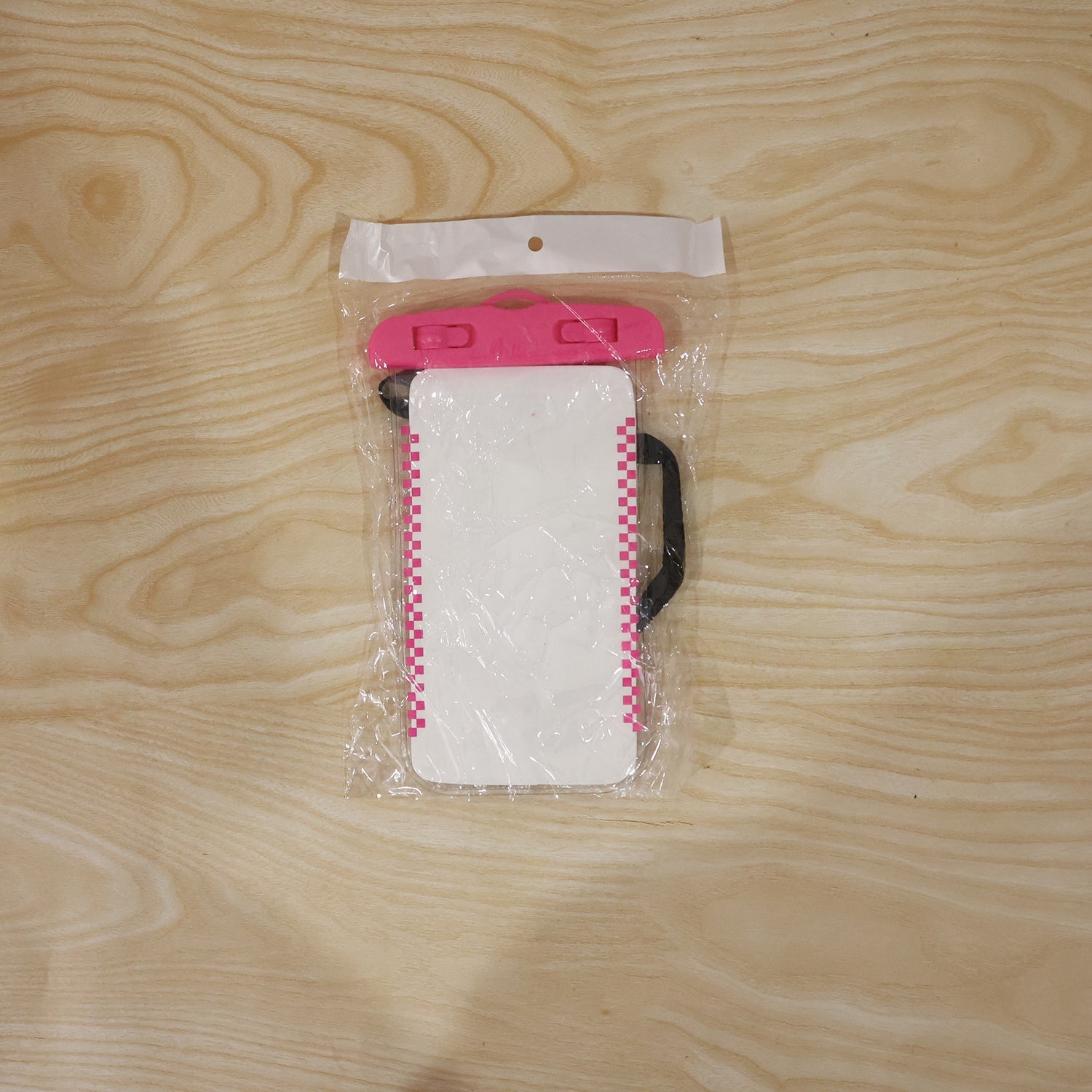 Waterproof Mobile Pouch Cover Pink - Packaging