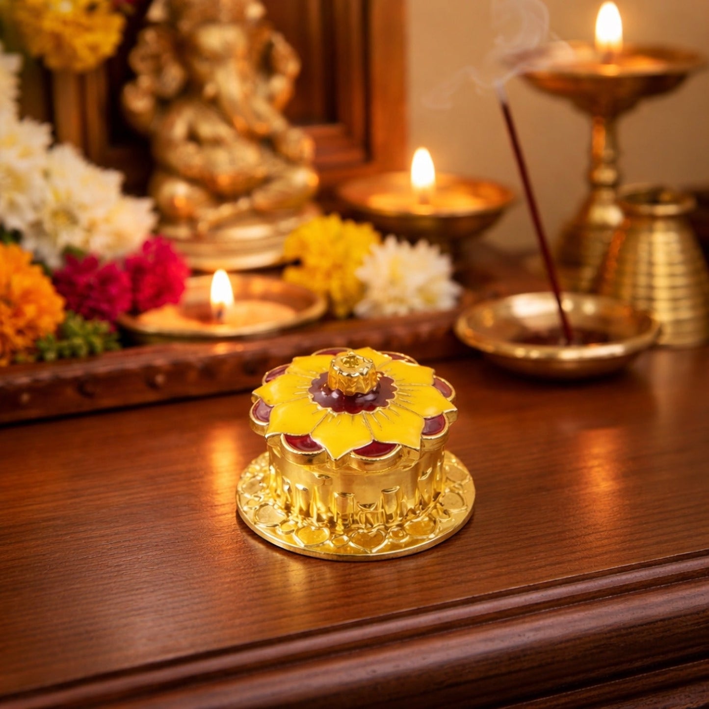 Designer Kumkum Box