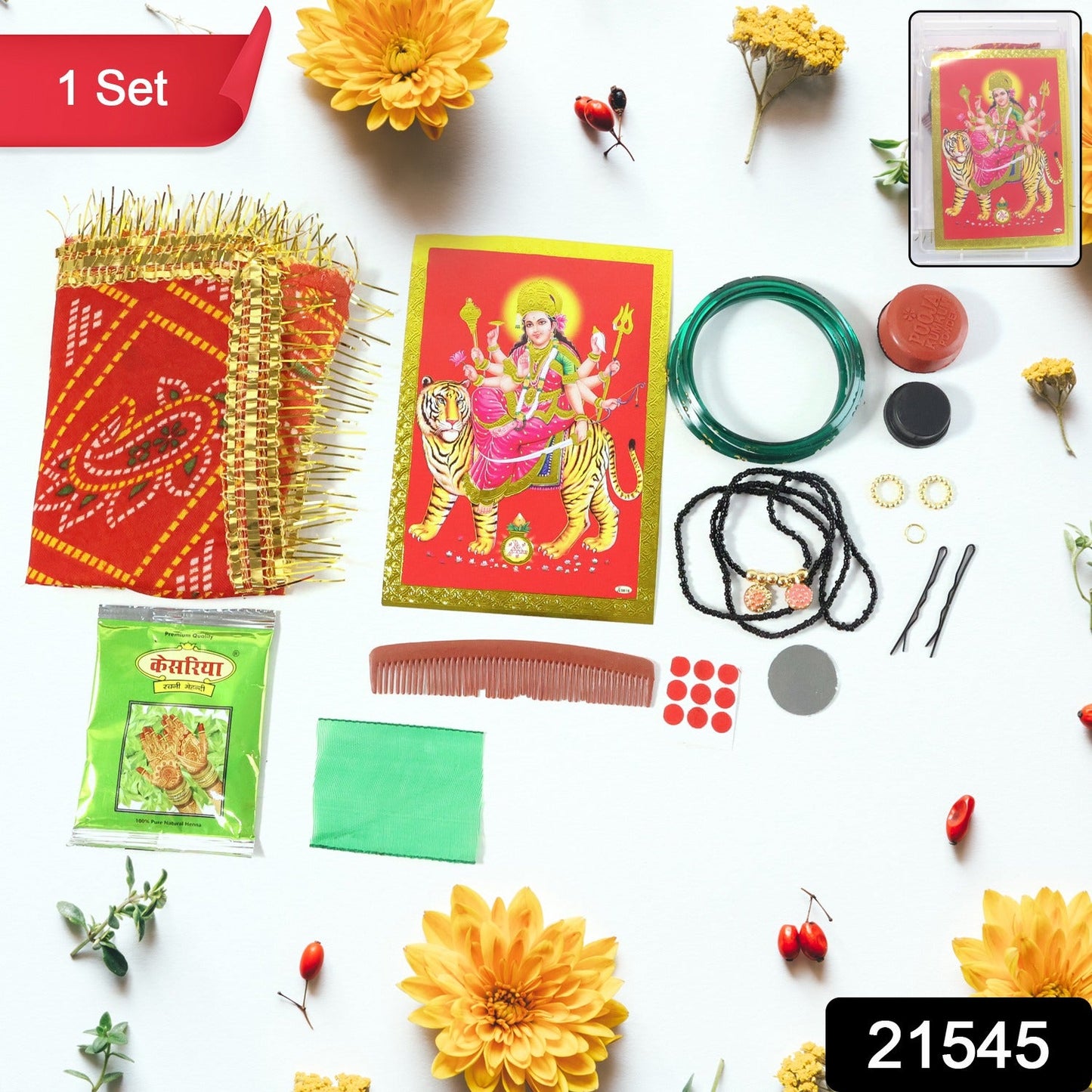 Complete pooja decoration box